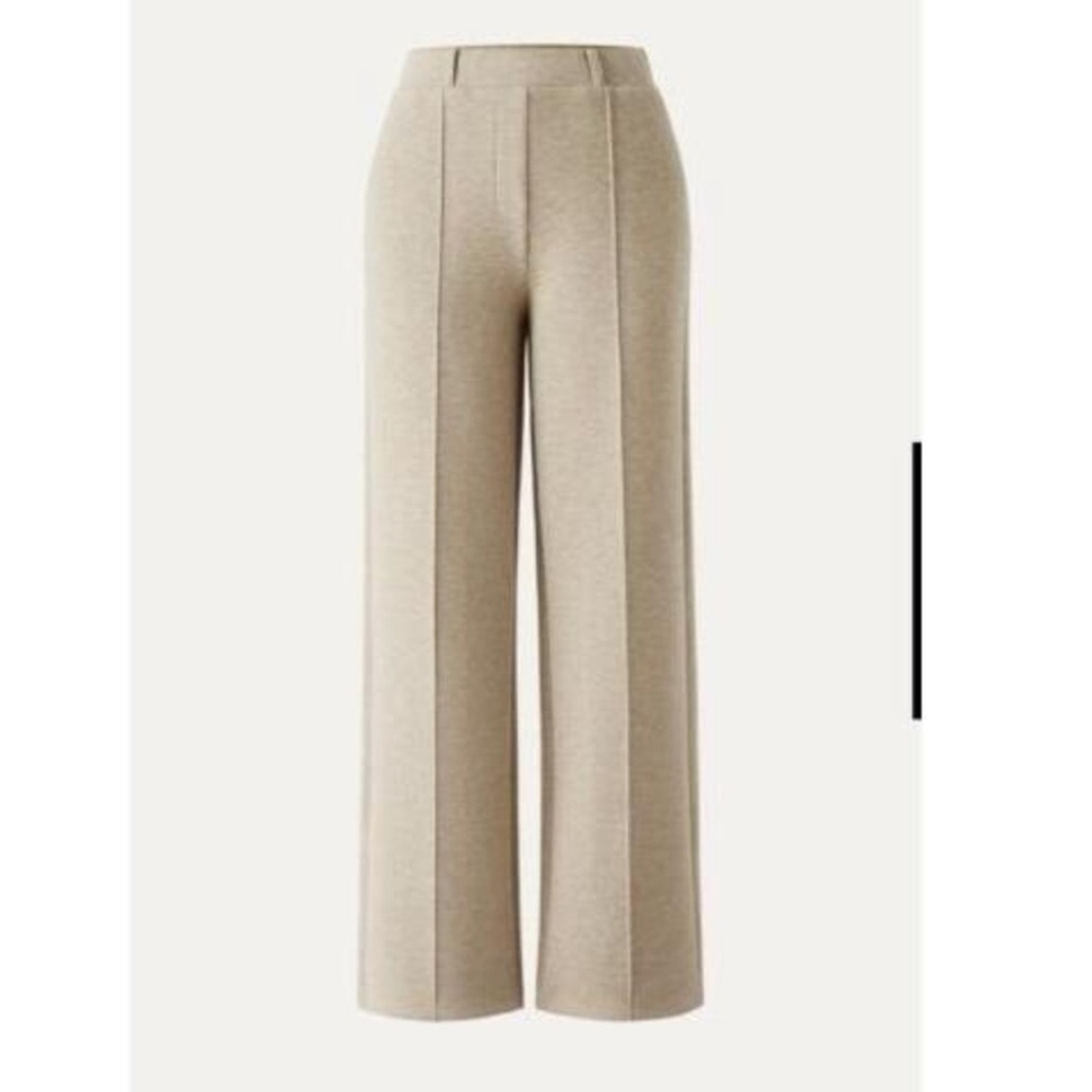 OGL High Waisted Straight Leg Pull On Pant - Heather Morganite Size XL